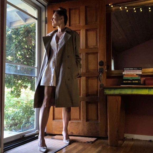 Men’s/ Unisex Hart Schaffner Marx Trench Sz 38R - Picture 3 of 14